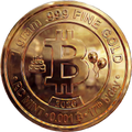 Bitcoin 17th Birthday – 1g 999 (24 K) Gold (Funded) (front)