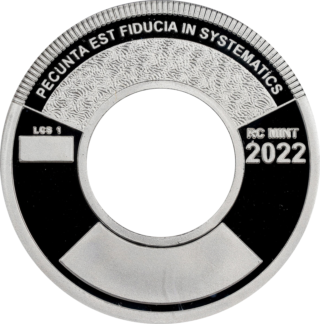 Hole coin 1 silver unloadable (back)