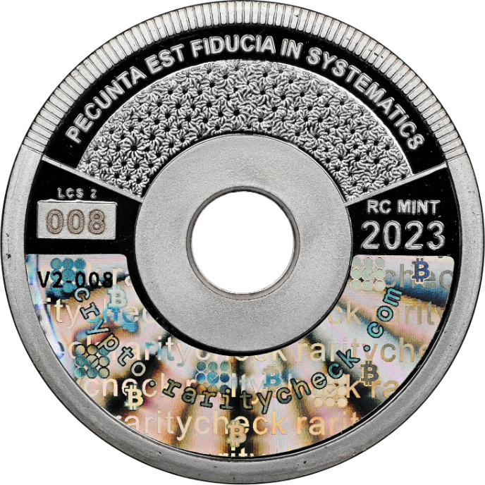 Hole coin 2 zinc - 0.001 ₿ (back)