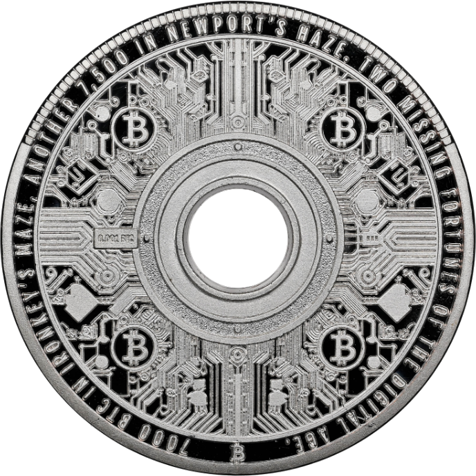 Hole coin 2 zinc - 0.001 ₿ (front)