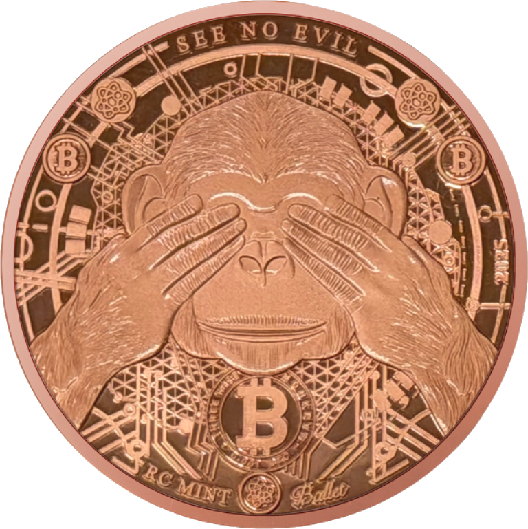 TWS: See No Evil - 0.001 ₿ (front)