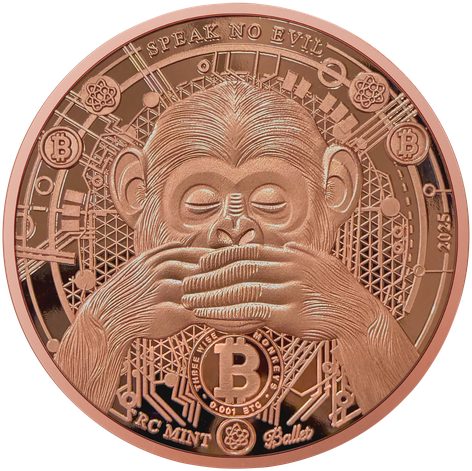 TWS: Speak No Evil - 0.001 ₿ (front)