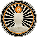 Vibgyor coin - Orange 1 silver - 0.001 ₿ (front)