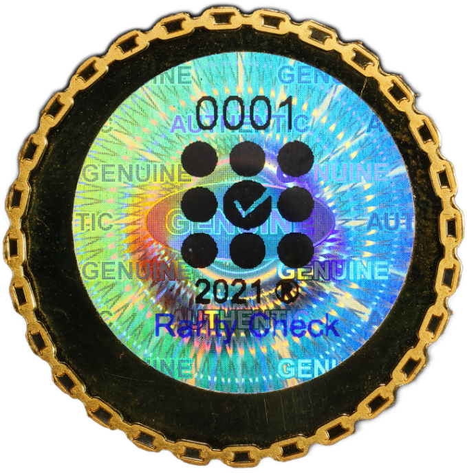 Vigilante 1 Gilded - 0.01 ₿ (back)