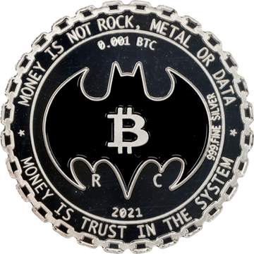 Vigilante 1 silver - 0.001 ₿ (front)
